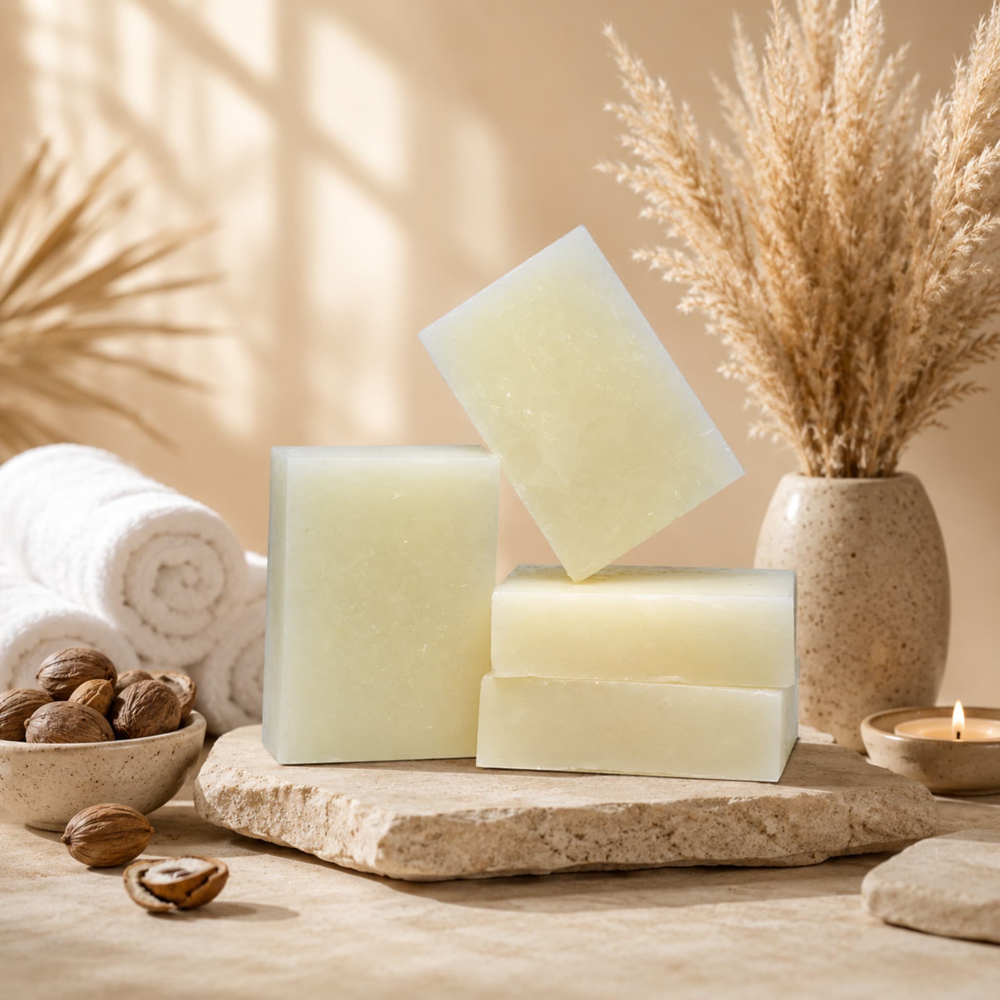 Shea Butter Soap Base - White Color thumbnail 4
