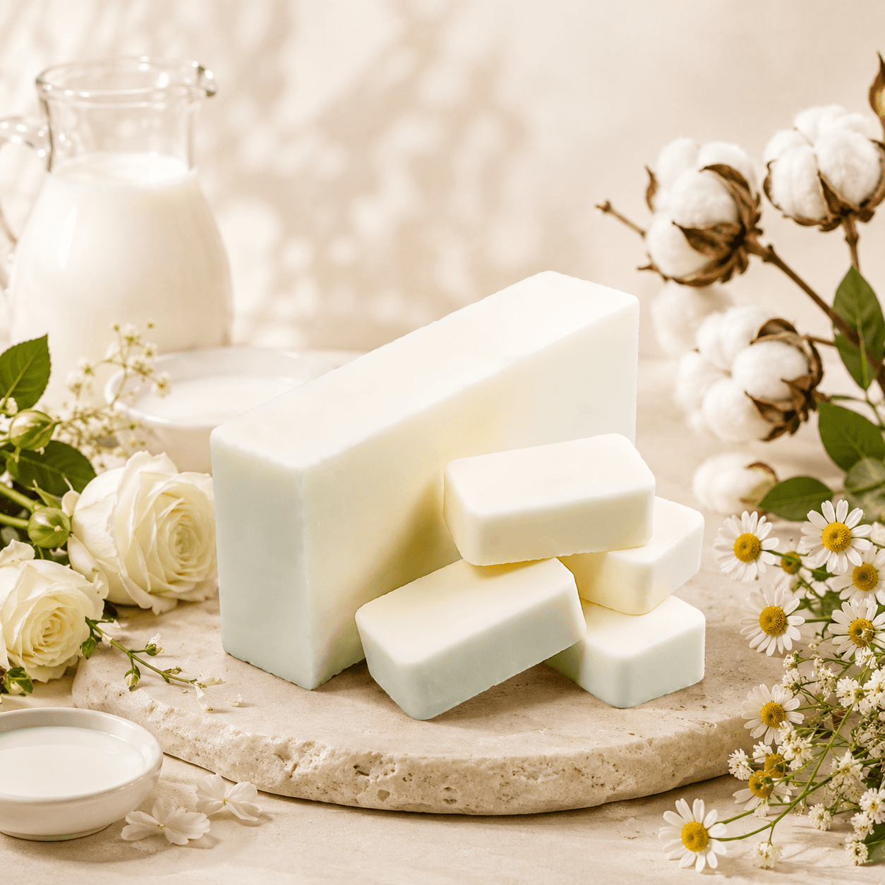 Goat Milk Soap Base - White Color thumbnail 2