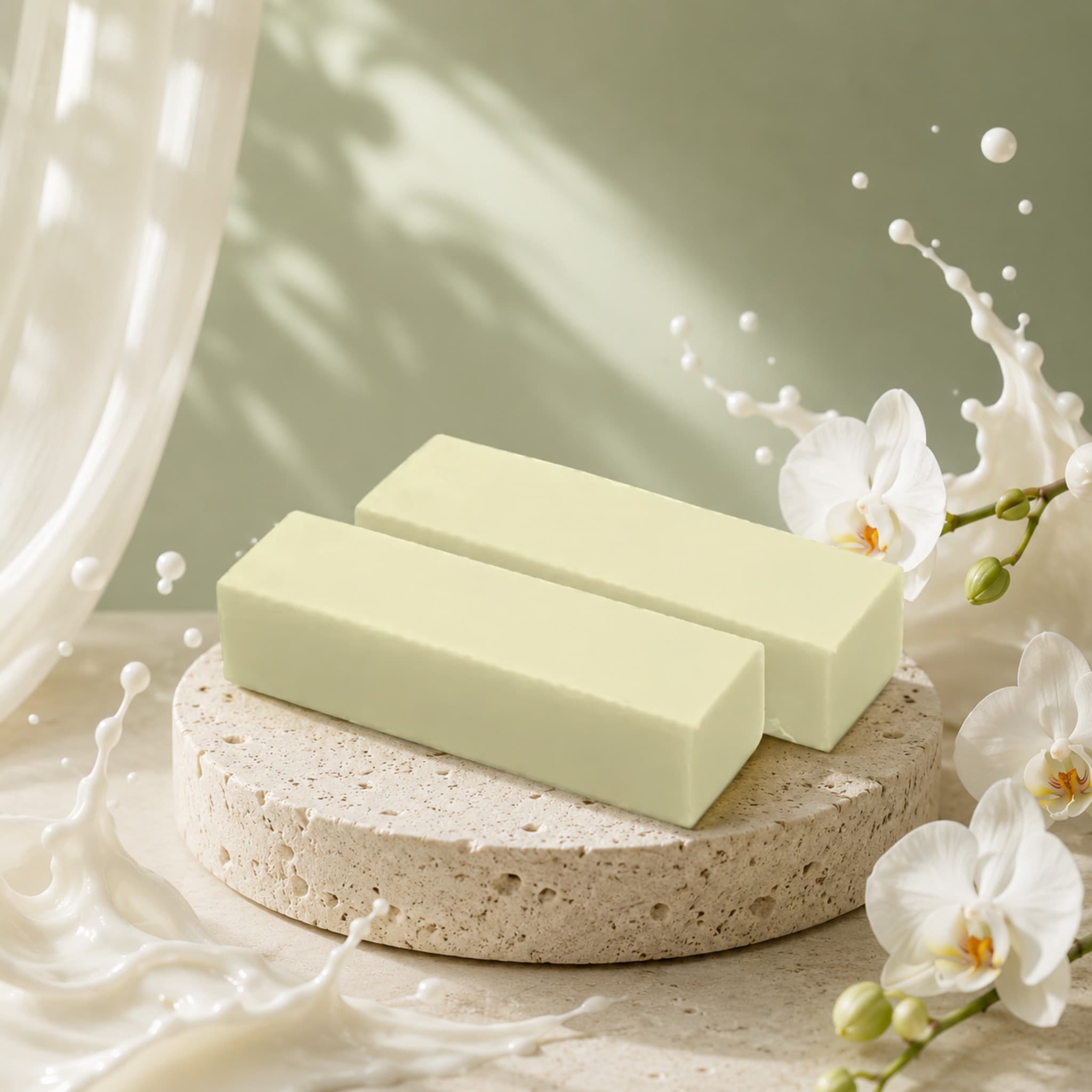 Donkey Milk Soap Base – White Color