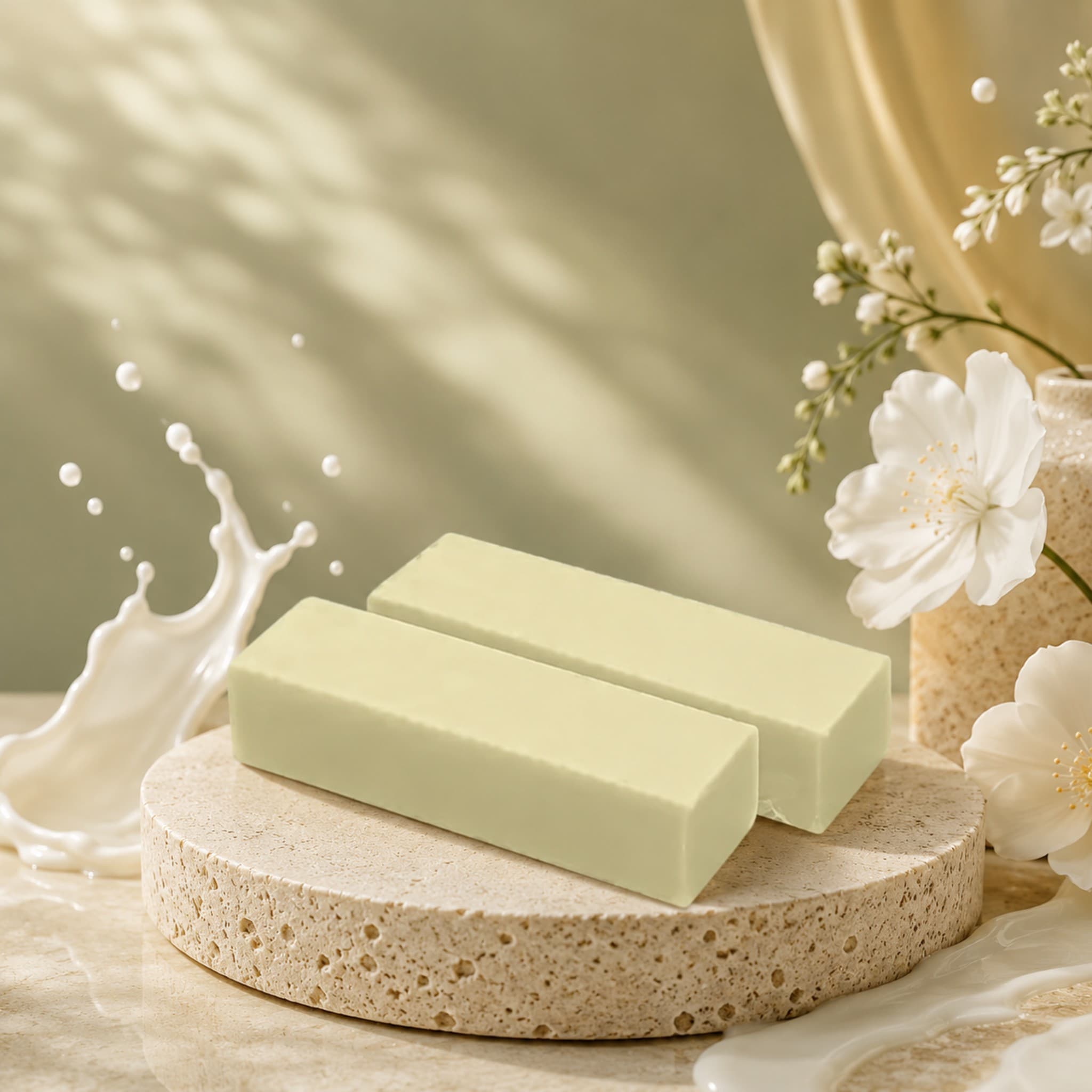 Donkey Milk Soap Base – White Color thumbnail 3