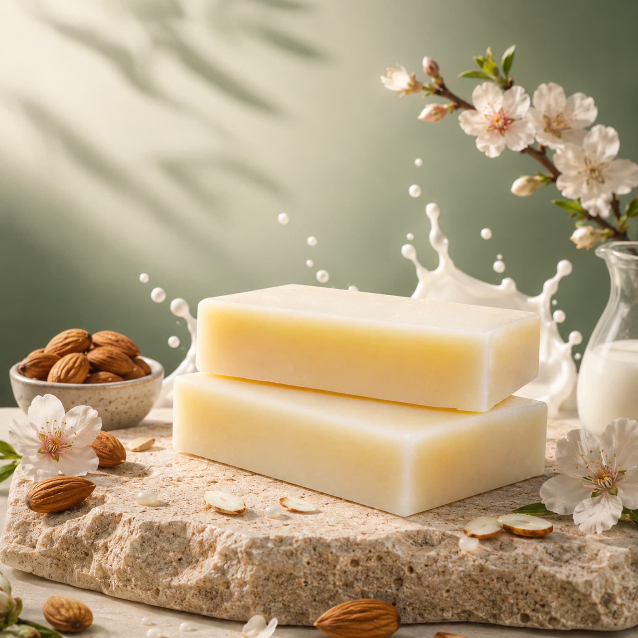 Almond Milk Soap Base – White Color thumbnail 3