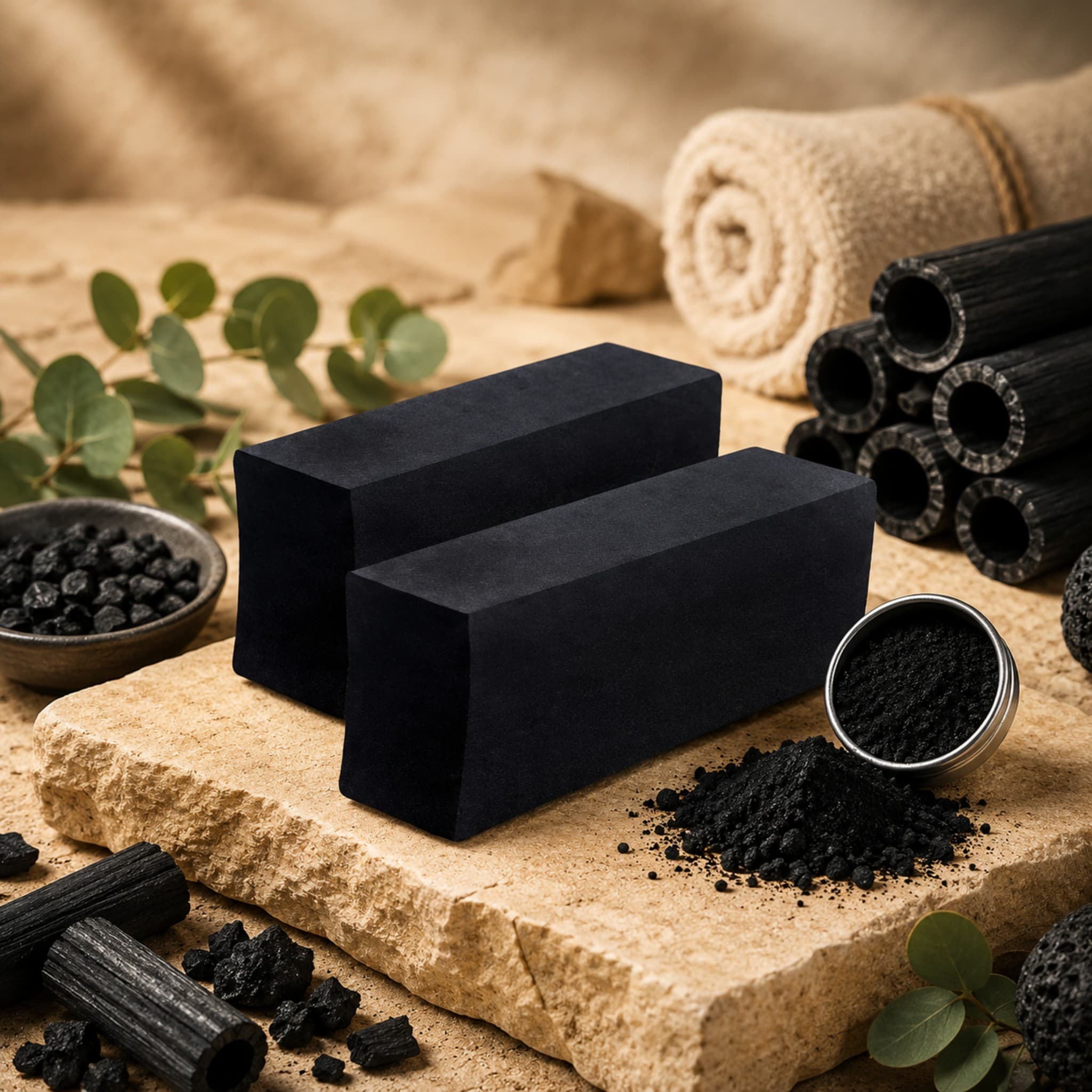 Charcoal Soap Base – Black Color thumbnail 2