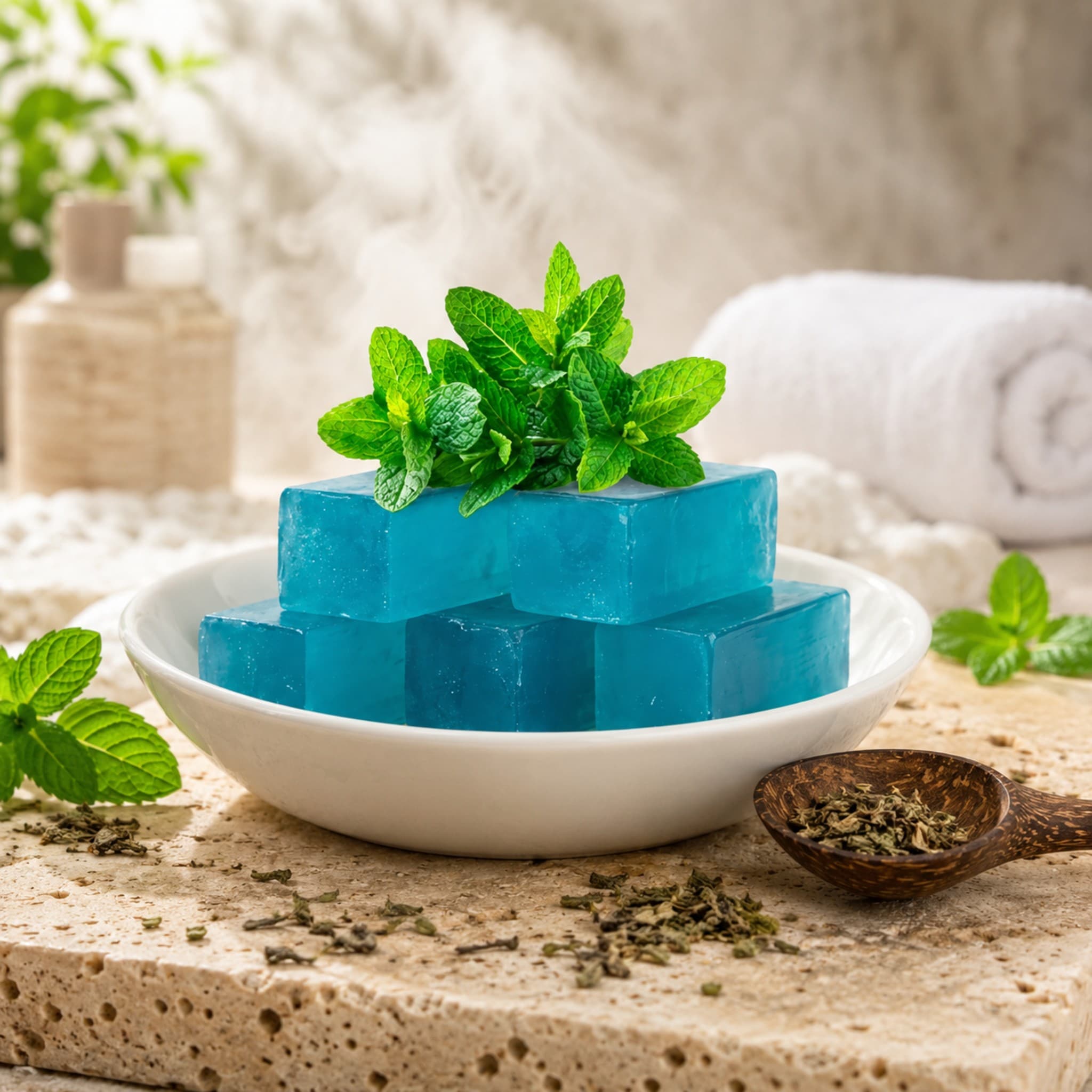 Mint Soap Base – Blue Color