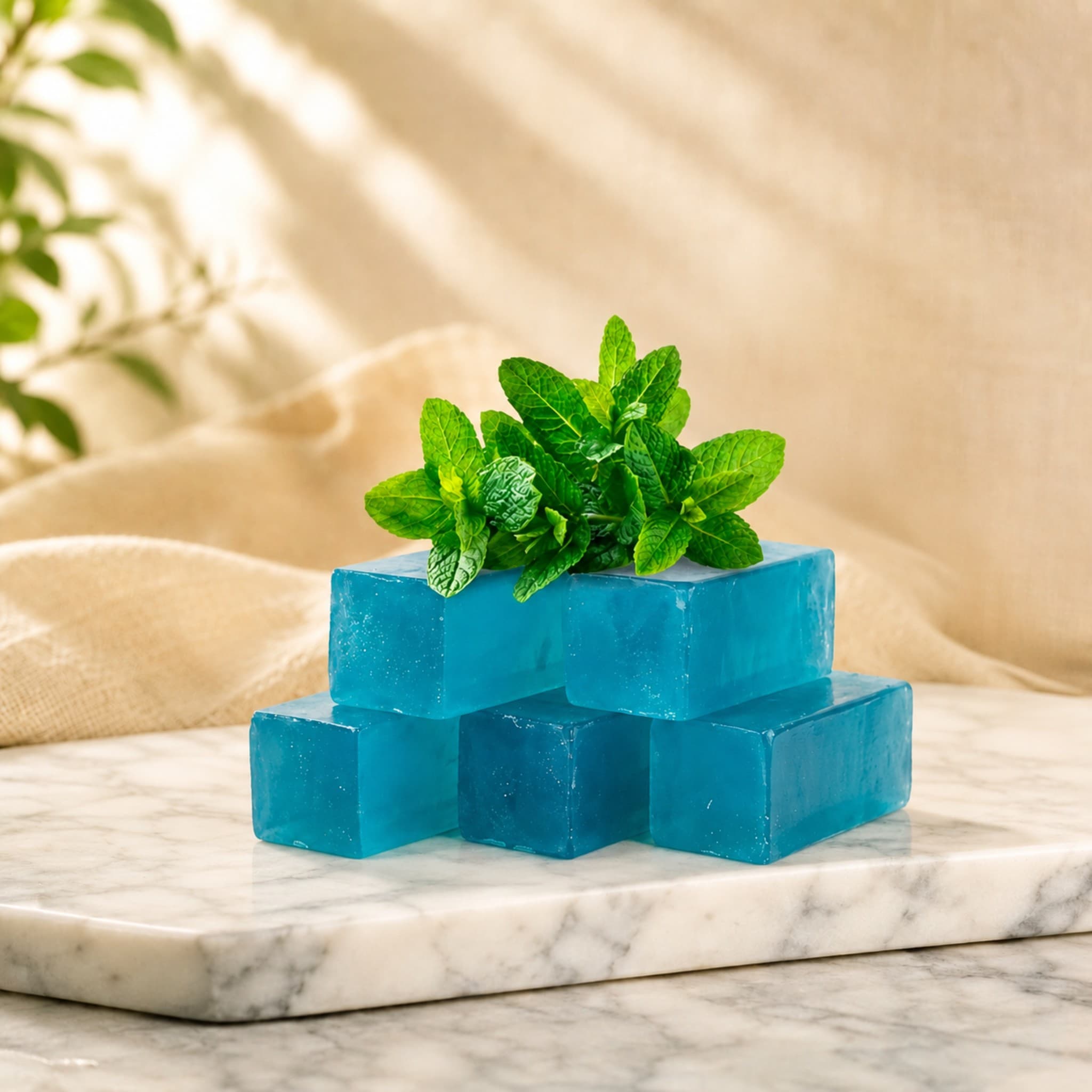 Mint Soap Base – Blue Color thumbnail 2