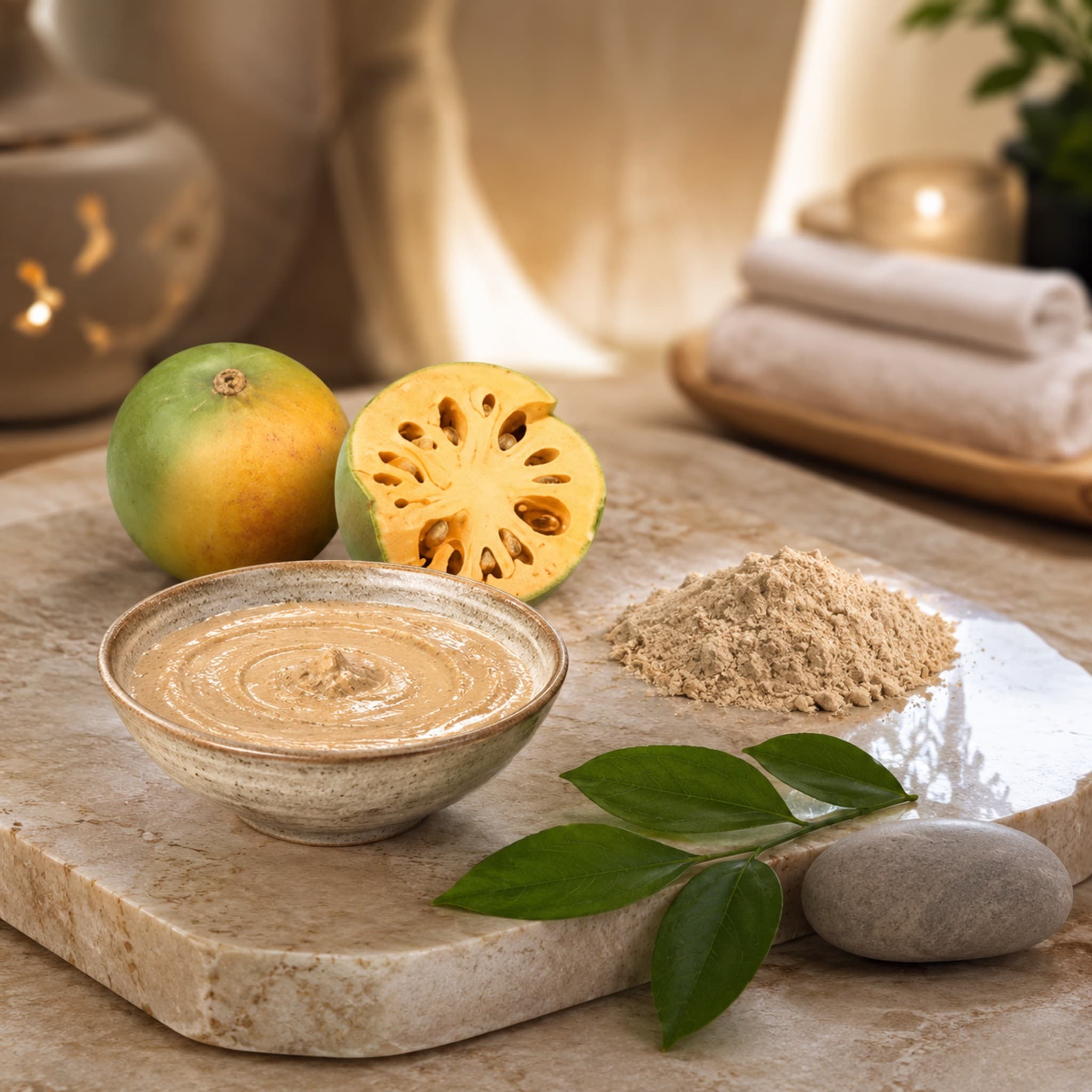 Bilava(bael )fruit powder thumbnail 2