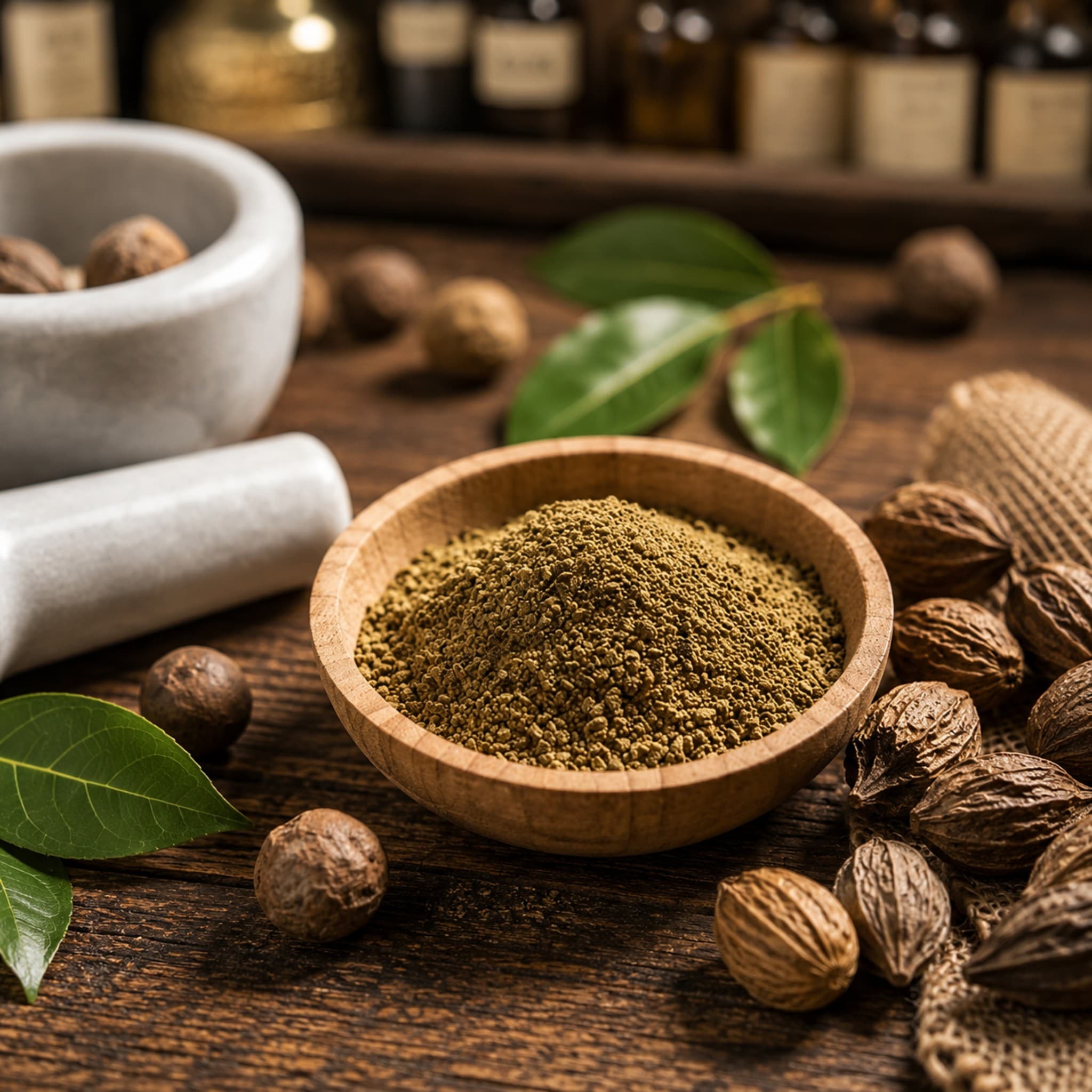 Haritaki powder ( Harad ) (Terminalia Chebula) thumbnail 2