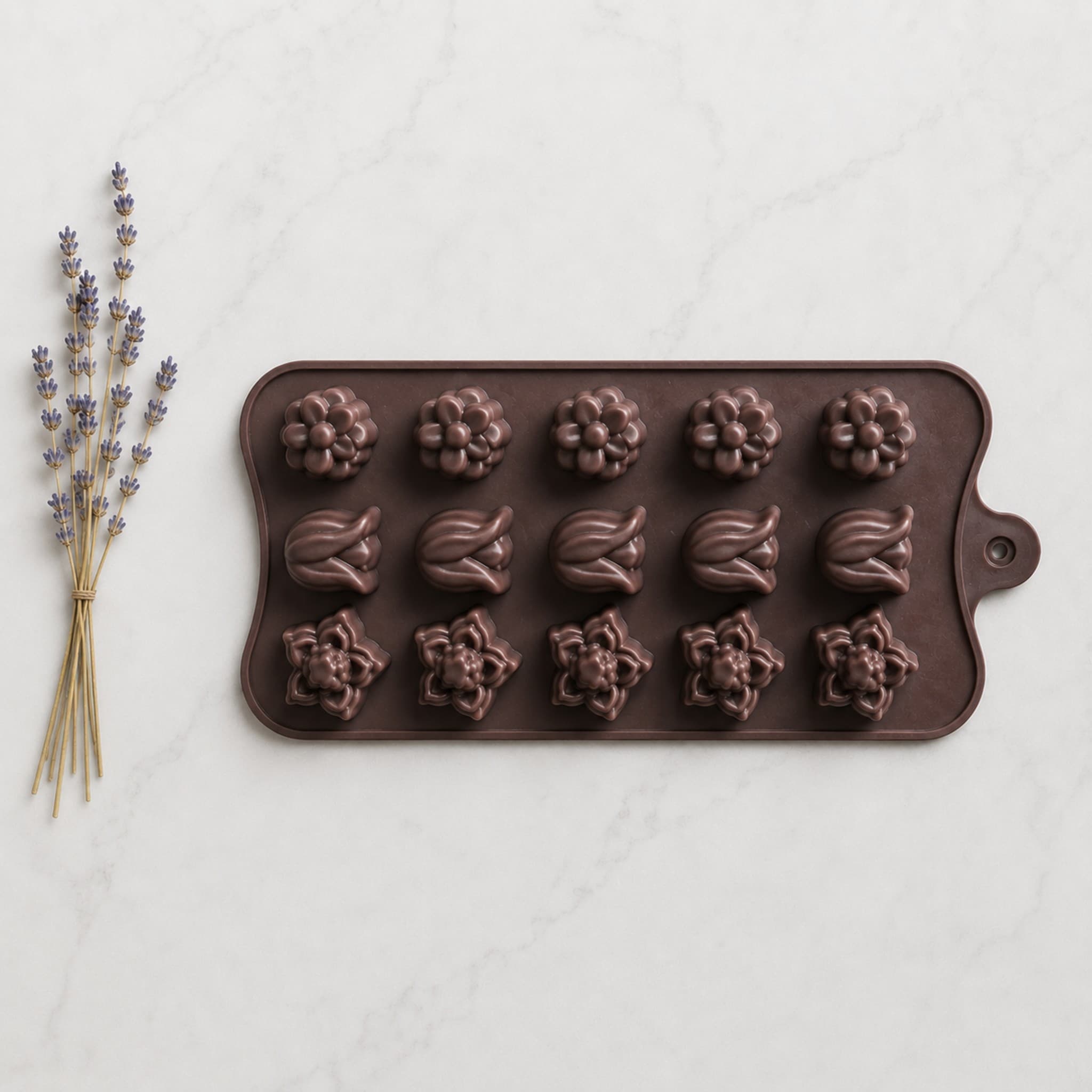 Flower 15 Cavity Soap Mould