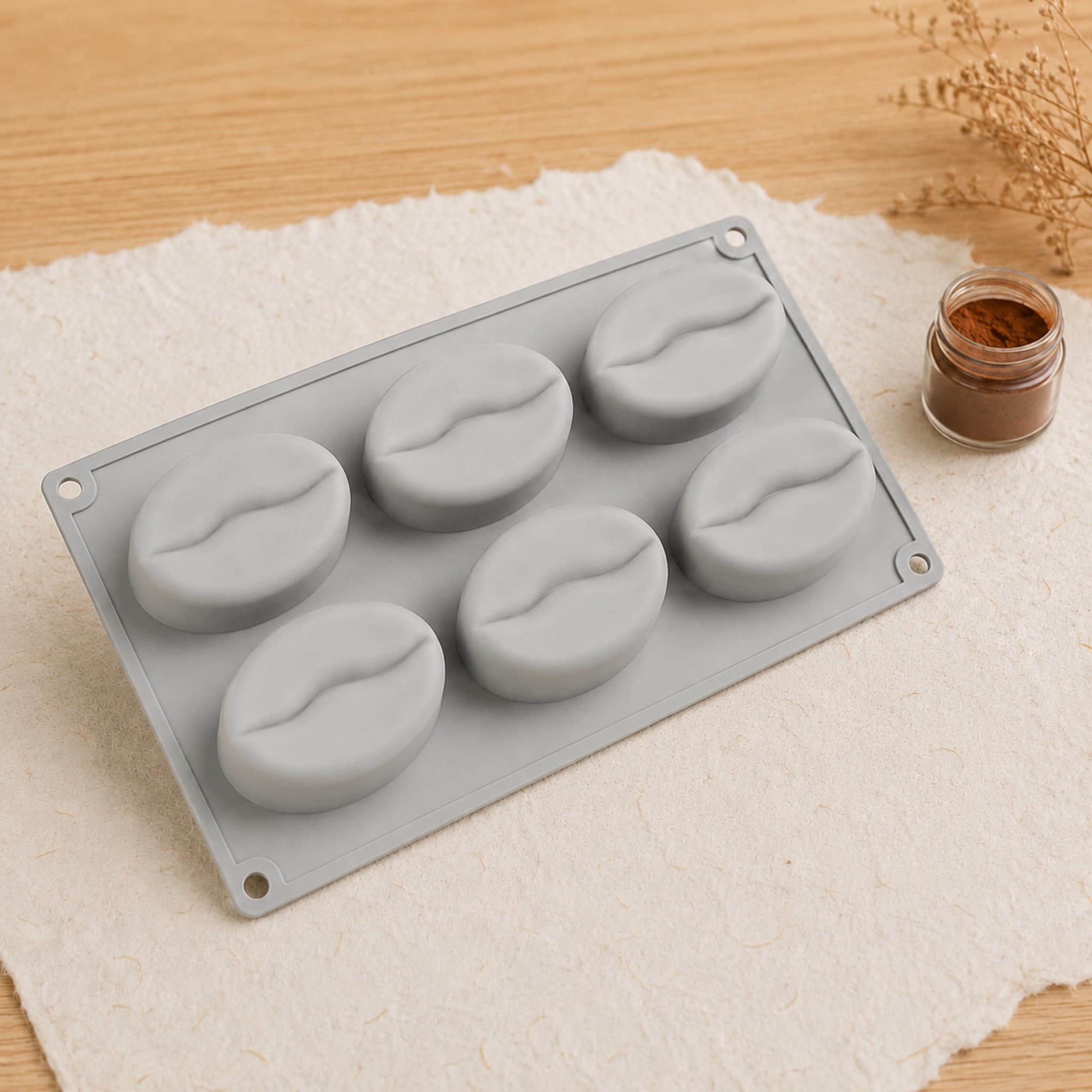 Coffee Silicone Soap Mould ( 6 Cavities )
