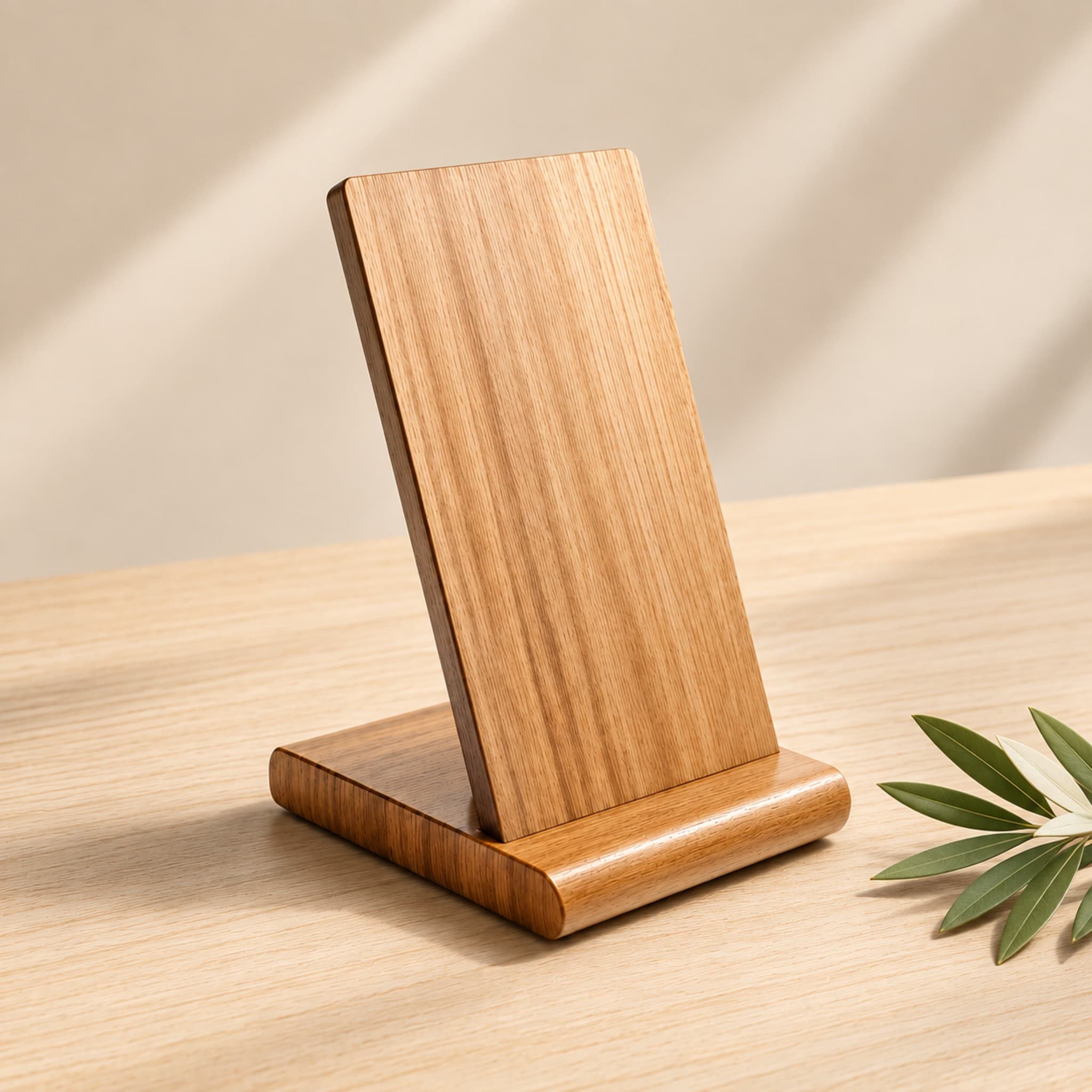 Payment Wooden QR Code Stand