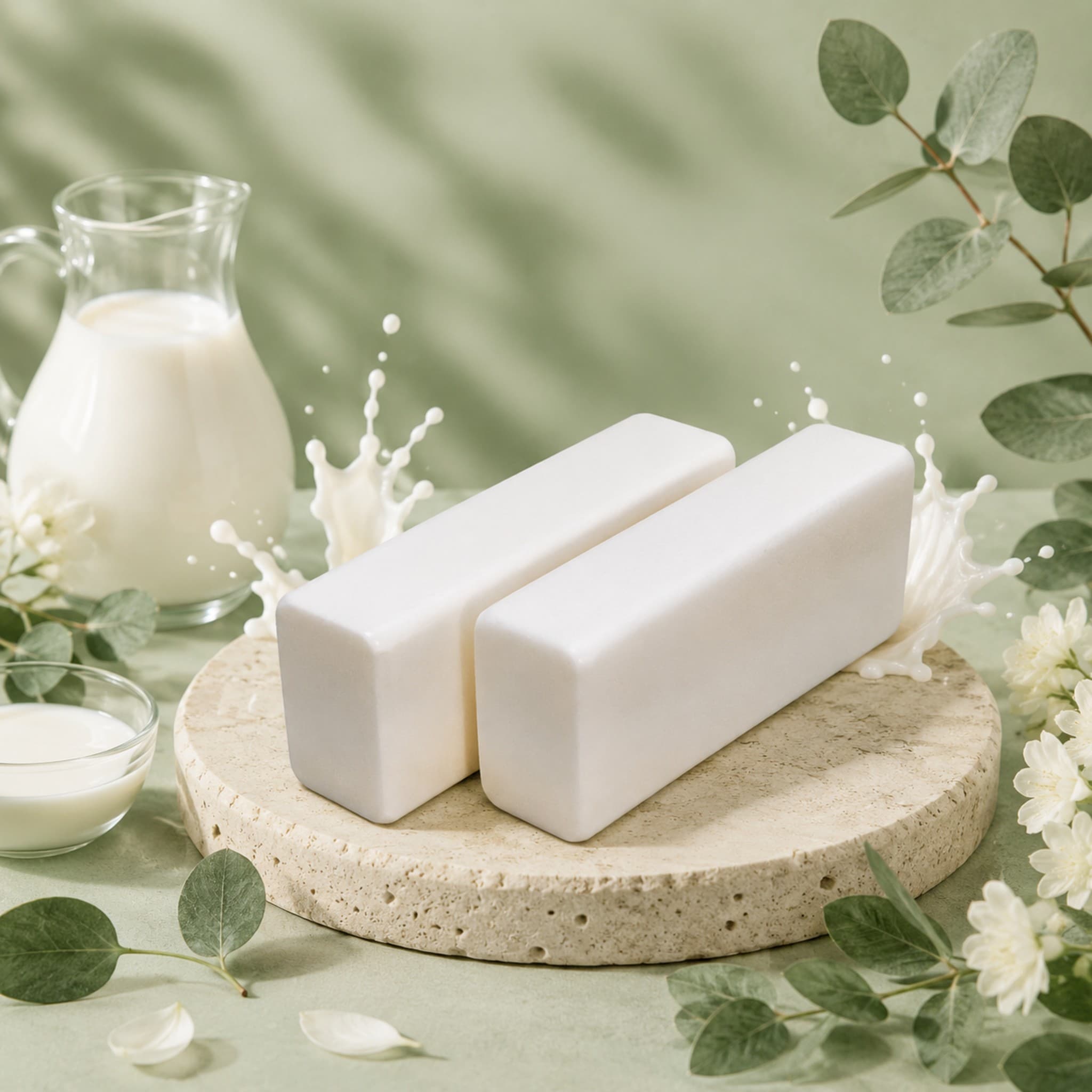 Camel Milk Soap Base - White Color