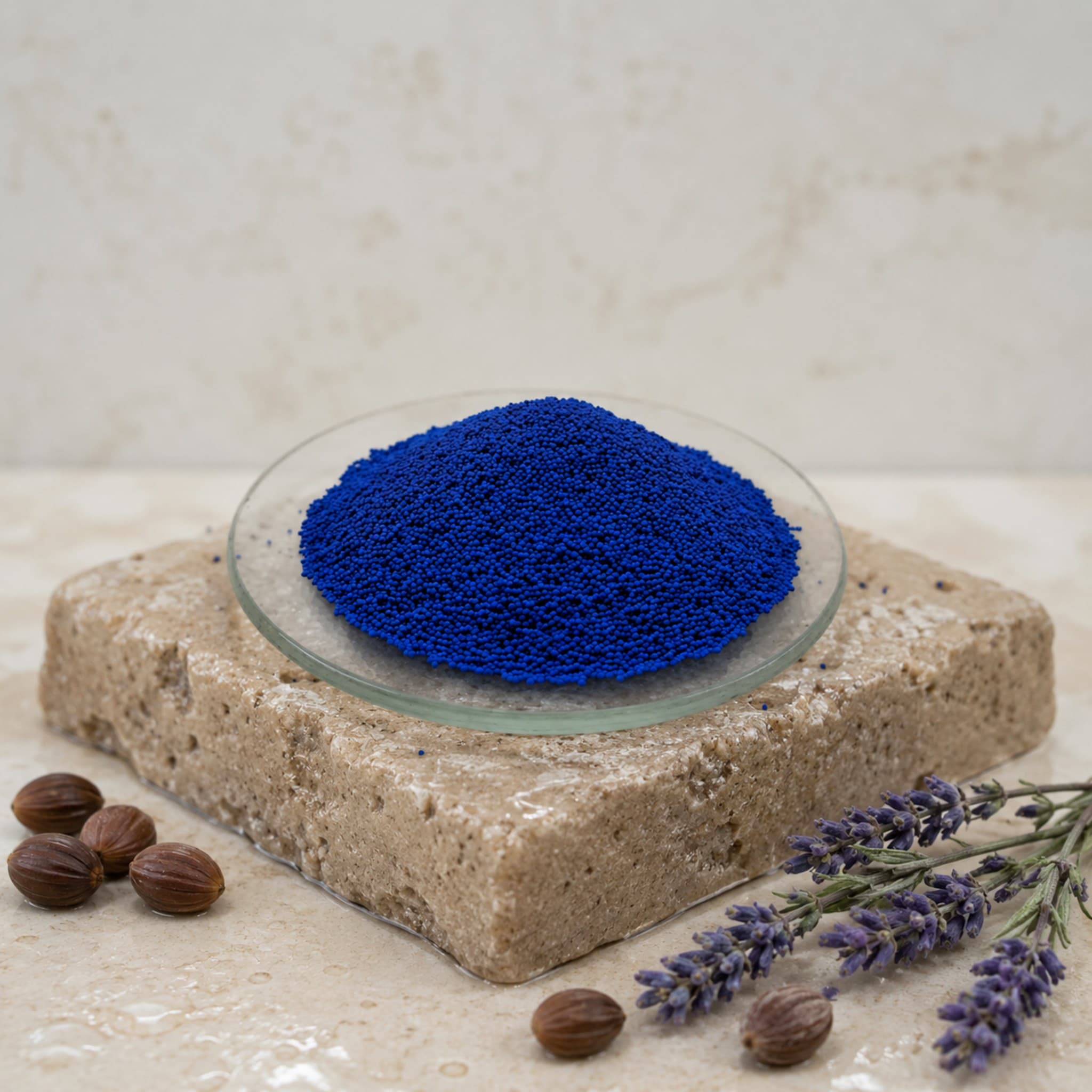 Blue with Jojoba Oil Beads