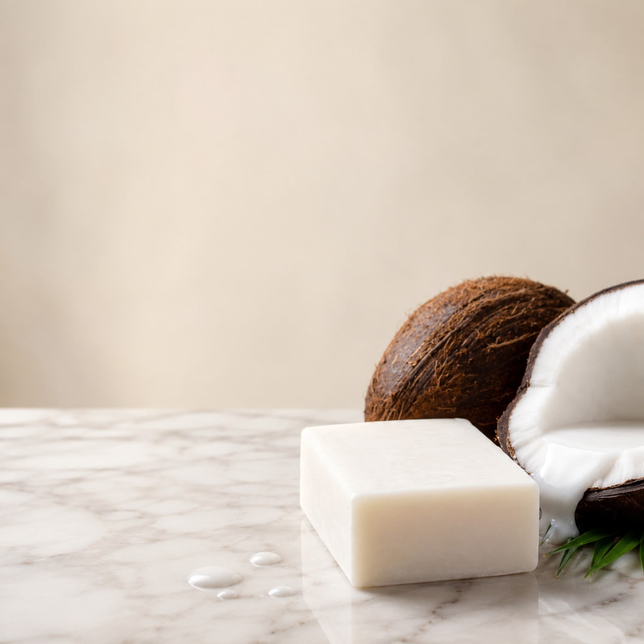 Coconut Milk Soap Base - White Color