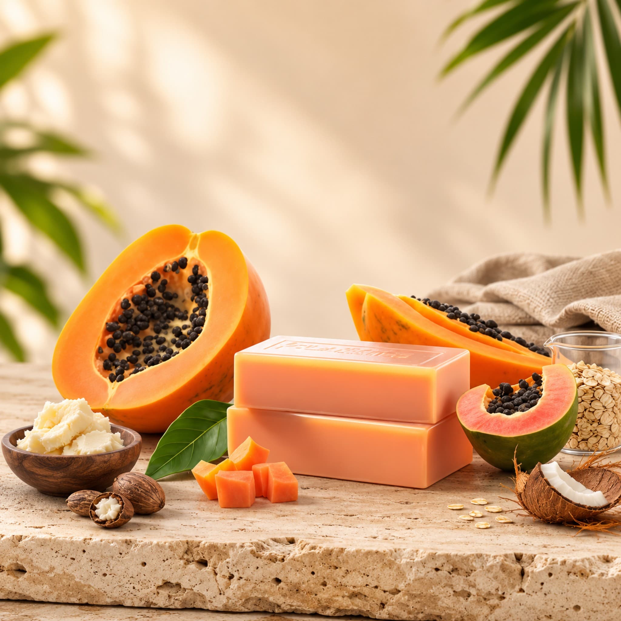 Papaya Soap Base - Ripen Papaya Color