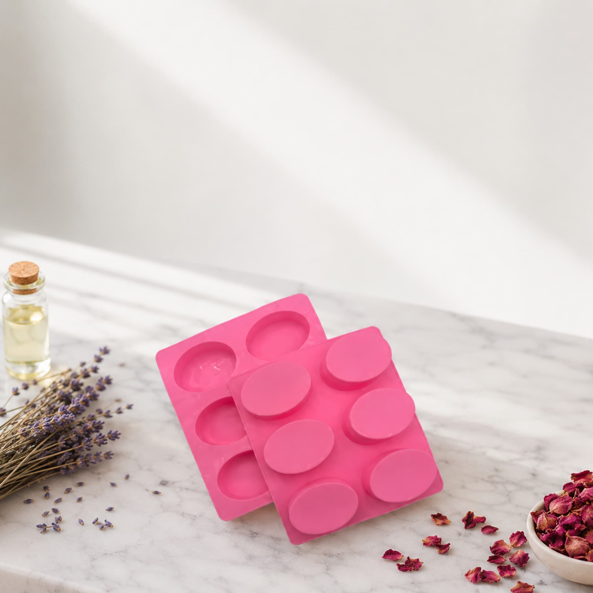 Oval Soap Mould ( Cavities : 6)