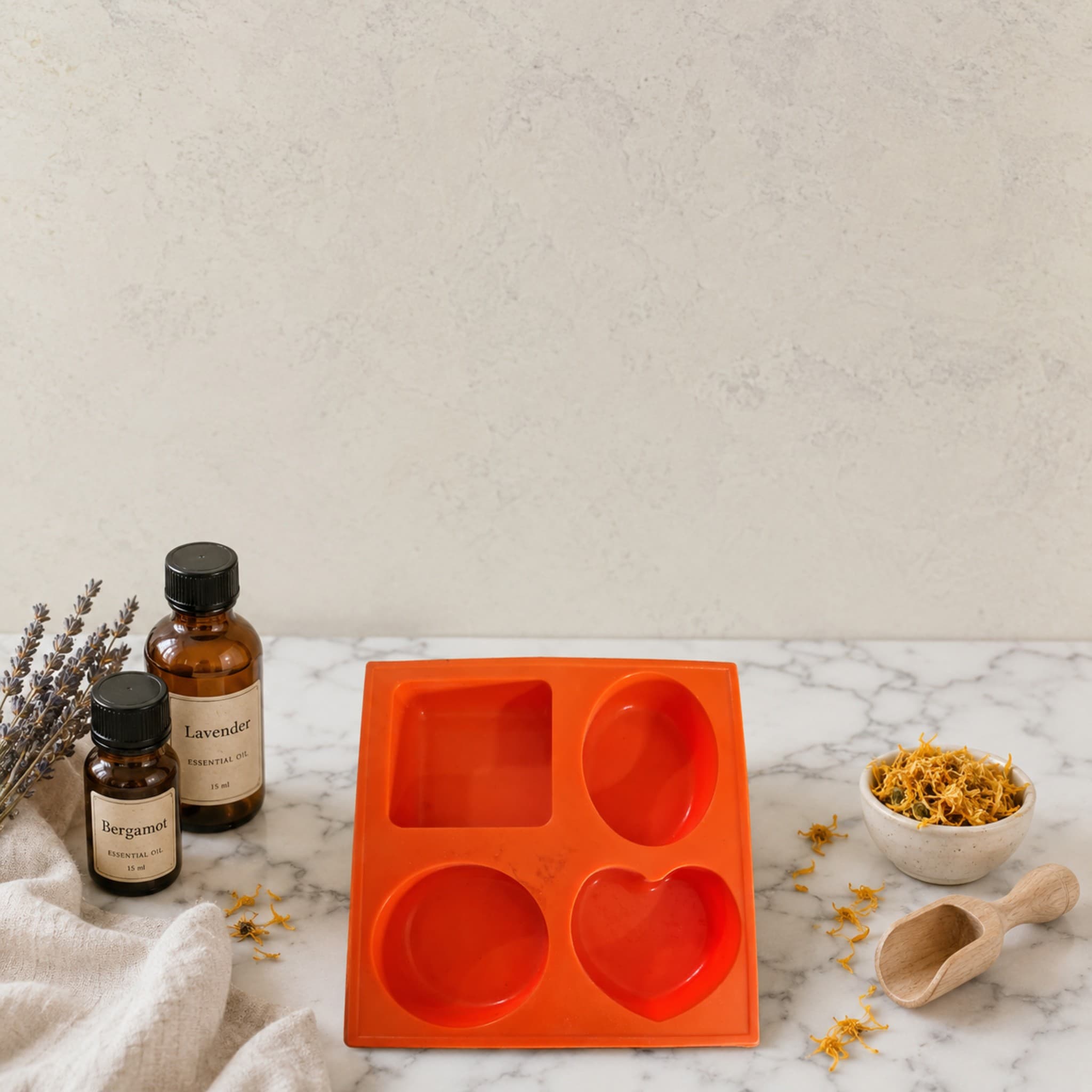 Mixed Mould Oval,Square,Round and Heart 4in1