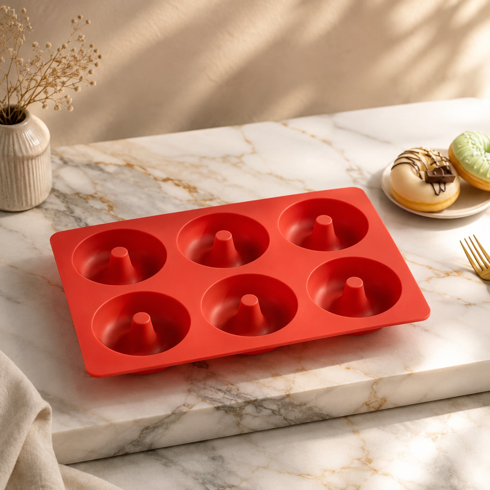 Silicone Donut Mold Donut – 6 CAVITIES