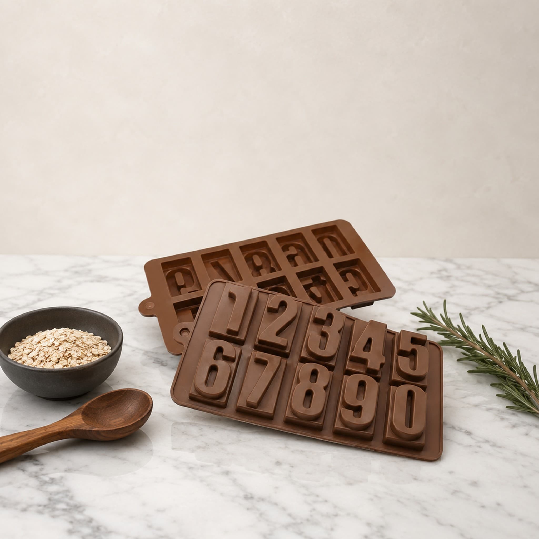 Silicone Chocolate Mold (NUMBER 0-9)