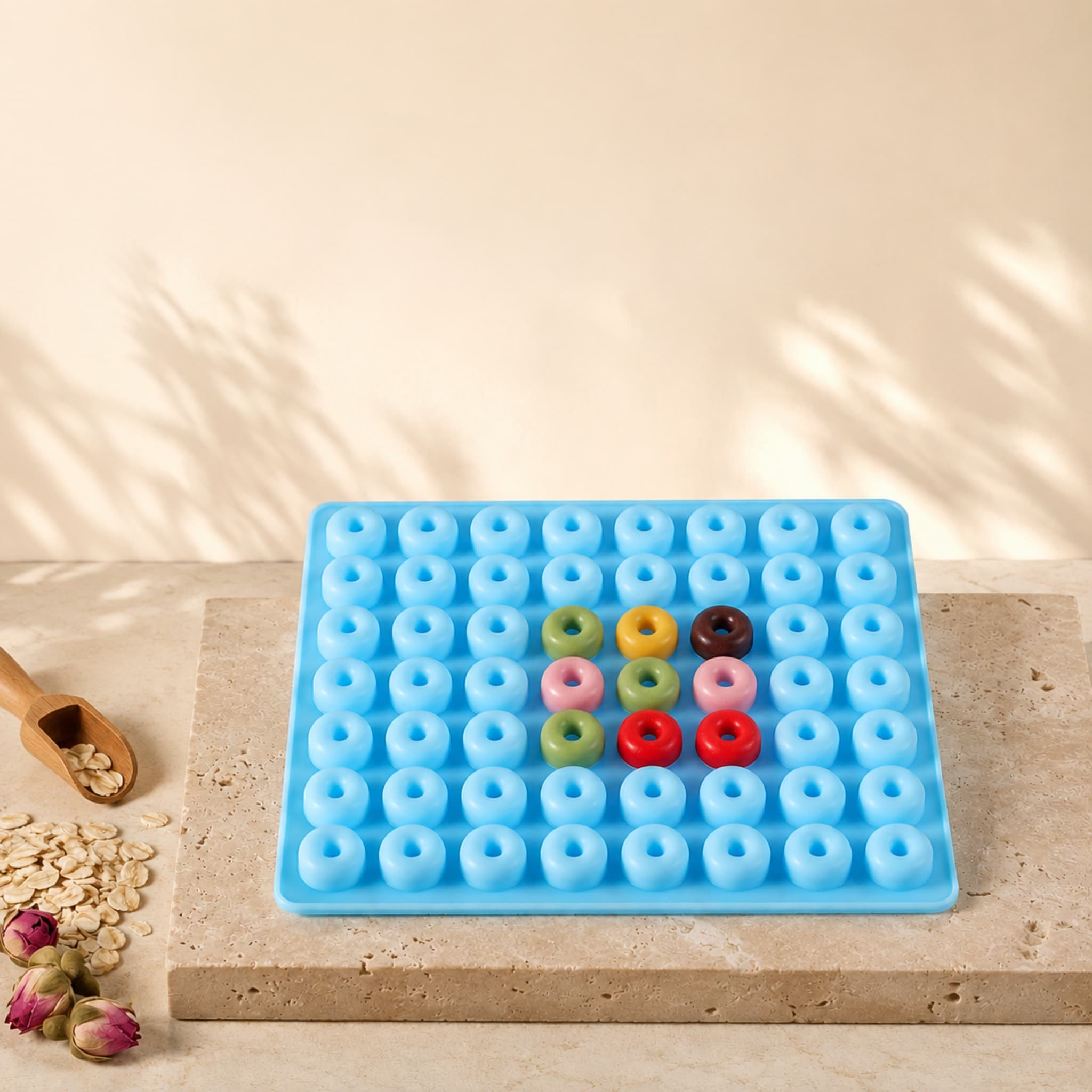 Mini Donut Silicone Mold - 48 CAVITIES