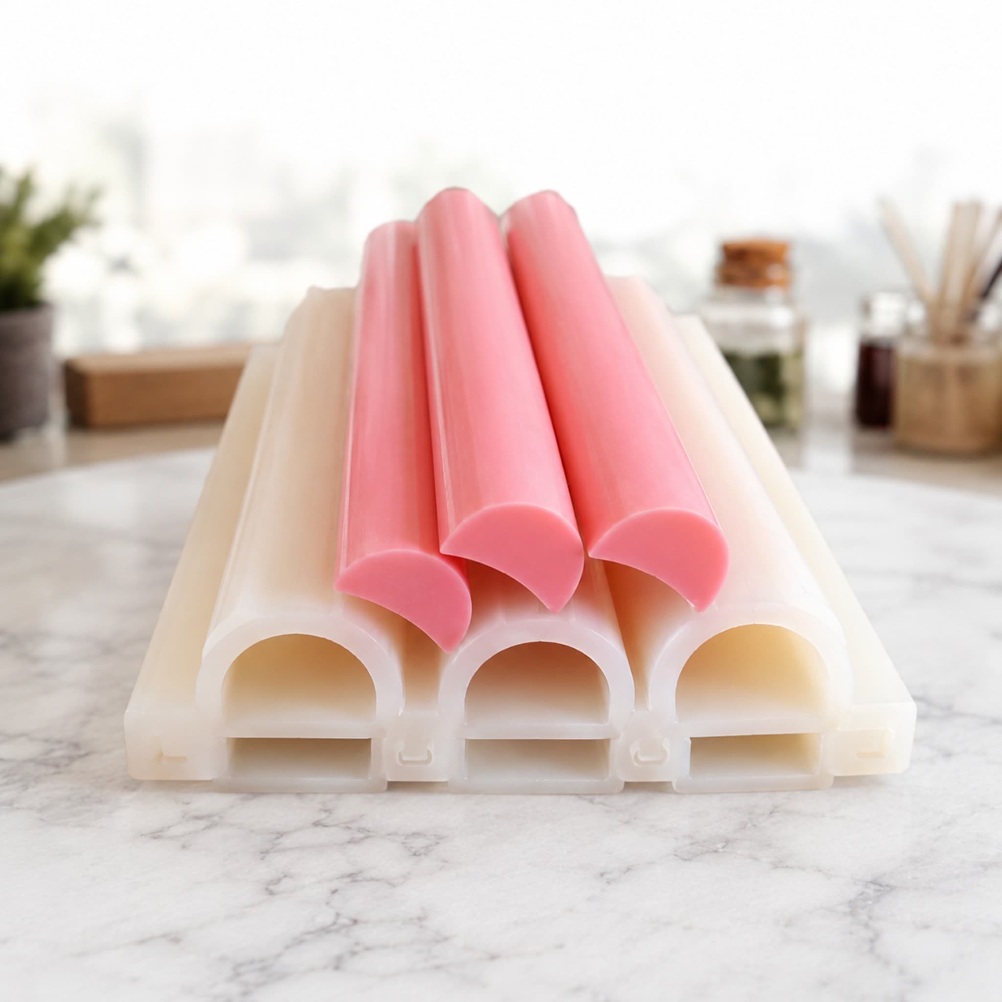 Moon Shape Soap Tube Mold