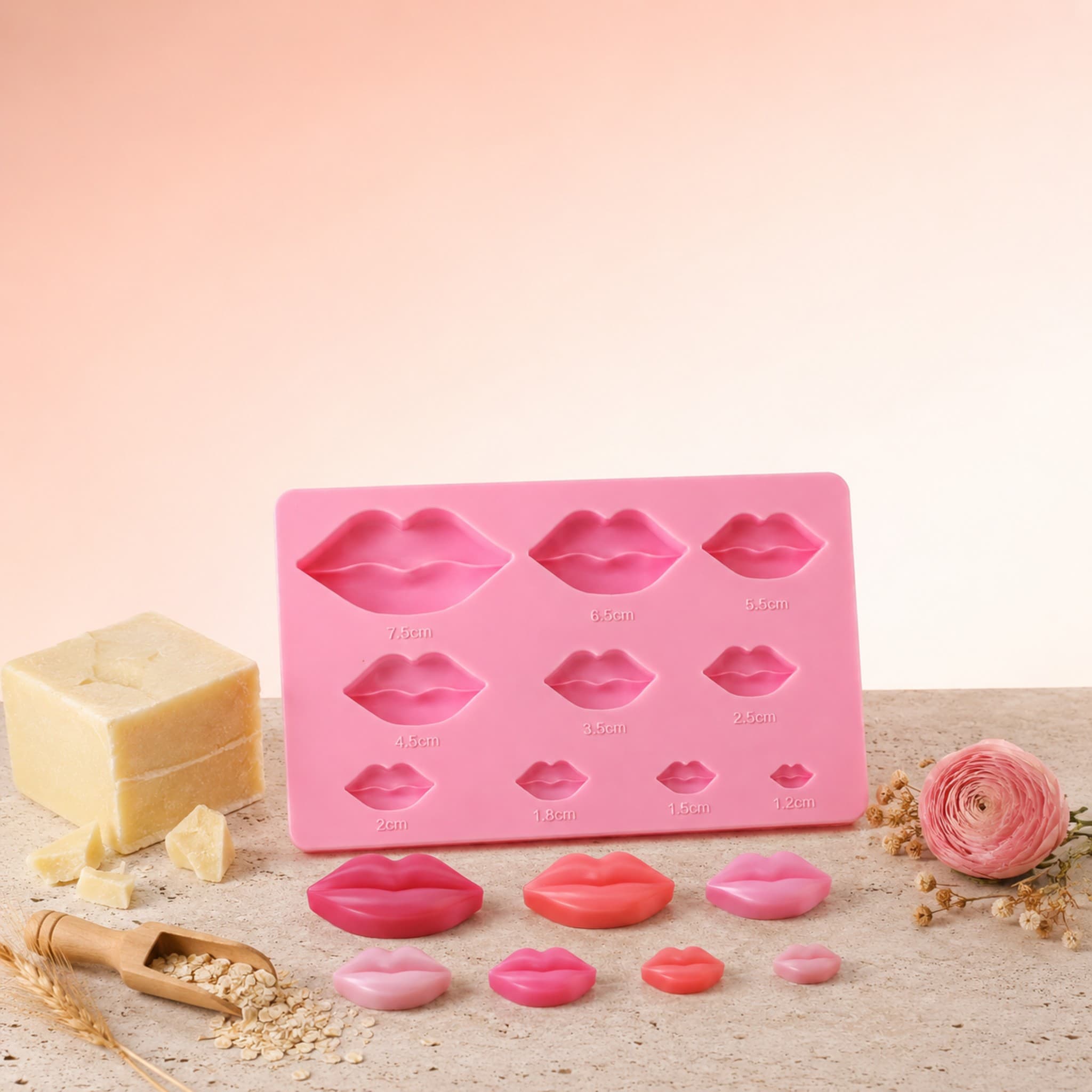 Lips Mold Different Size