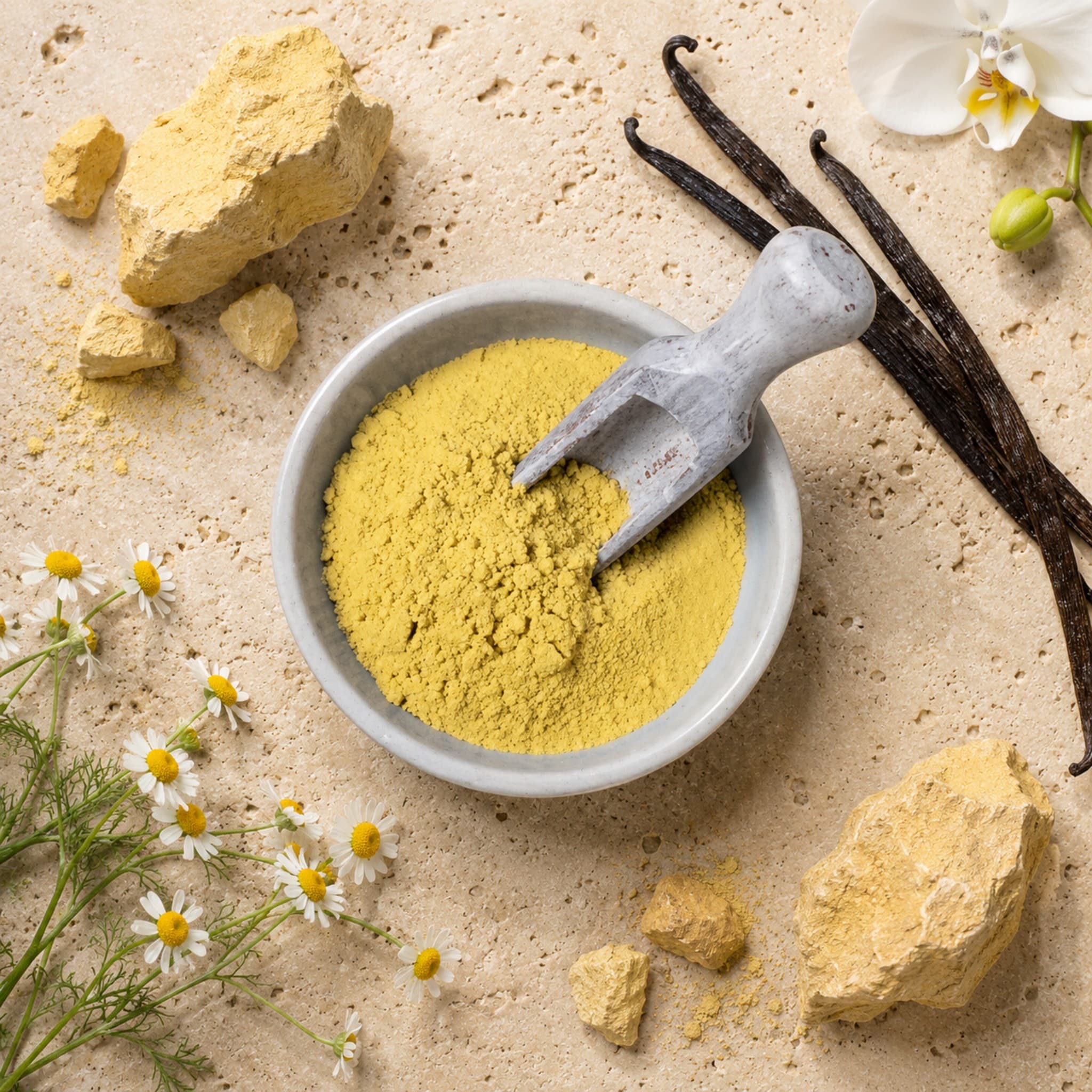 Brazilian Yellow Clay Powder